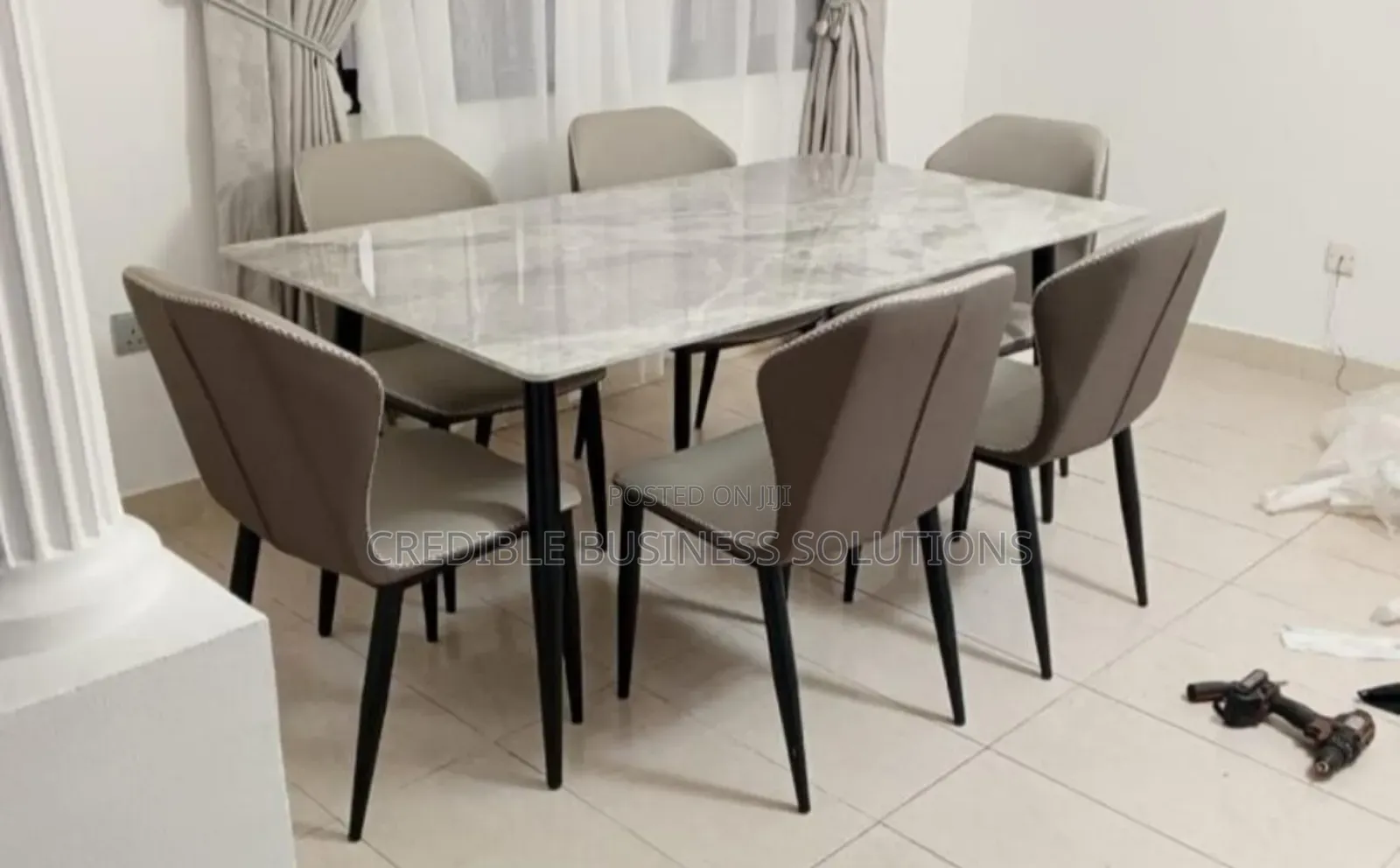Marble Dining Table With 6 Chairs