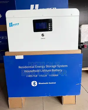 7.68kwh, 51.2v Hyper Power Solar Lithium Battery (Res-7lb)