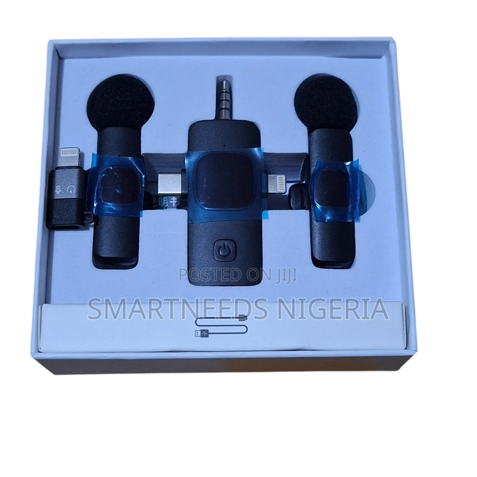3 In1 Dual Wireless Microphone for Android and Ios