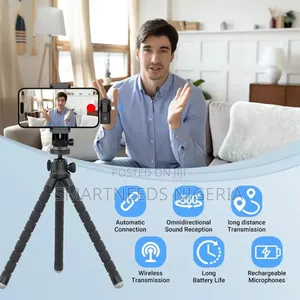 3 In1 Dual Wireless Microphone for Android and Ios