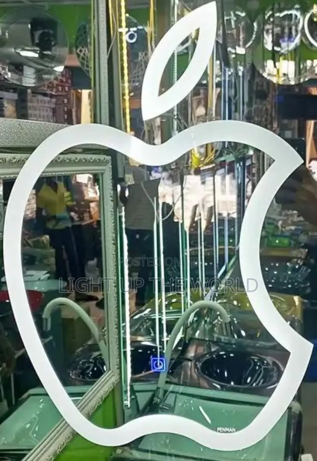 Modern Apple Mirror Light