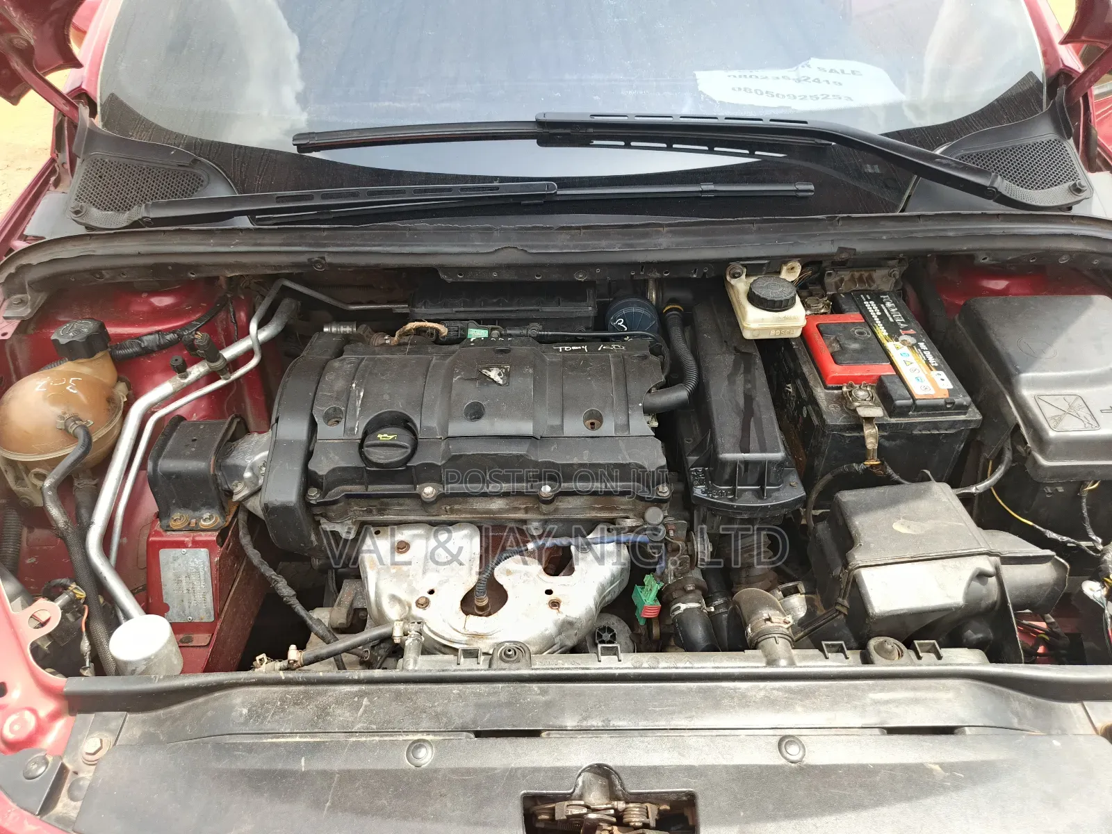 Peugeot 307 1.6 XT Automatic 2005 Red