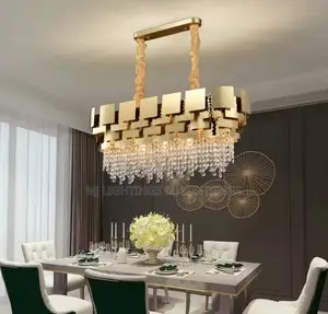 Photo - Light Luxury Crystal Chandelier Living Room