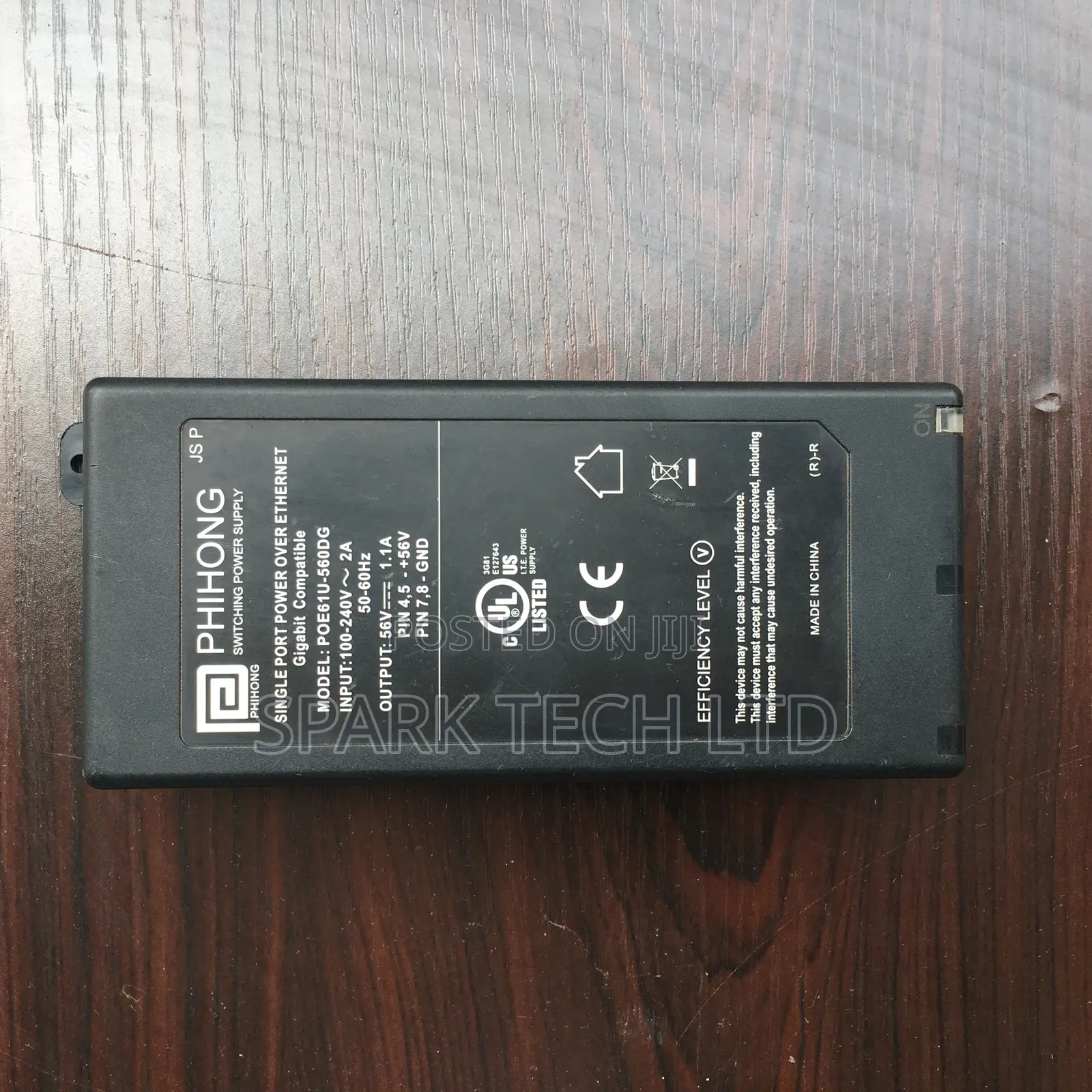 56 Volts Poe Ethernet Adapter