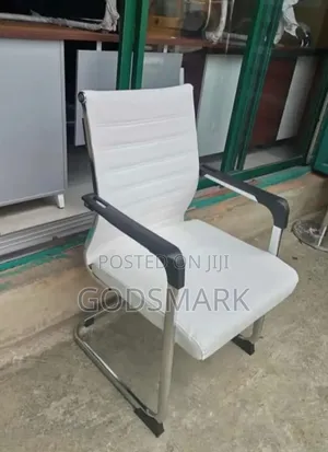 Stackable White Minister's Chair.