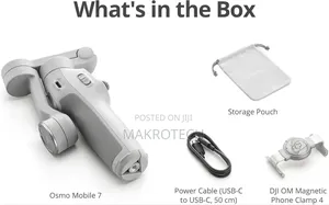 Dji Osmo Mobile 7 Gimbal Stabilizer For iPhone, Android.