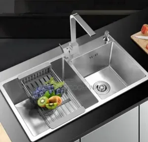 Double Bowl Kitchen Sinks and Sink Mixer Sets