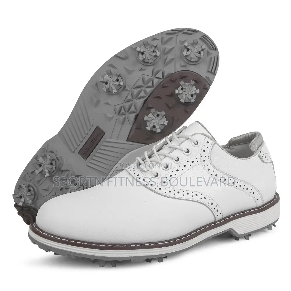 Quality Leather Spiked Golf Shoes