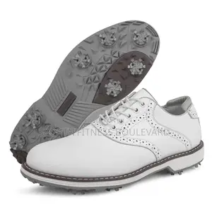 Quality Leather Spiked Golf Shoes
