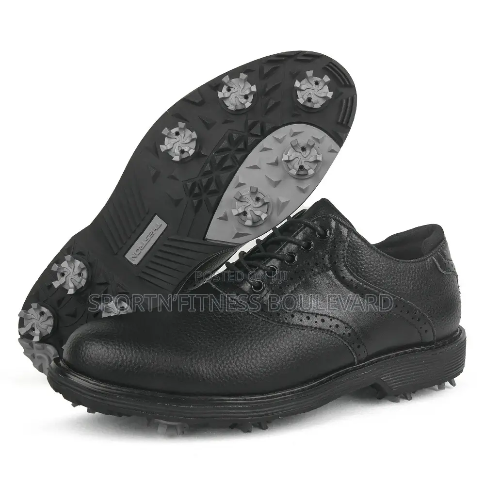 Quality Leather Spiked Golf Shoes