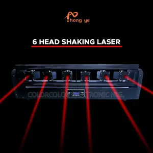 Stage Light 6 Head Shaking Laser Light Hl