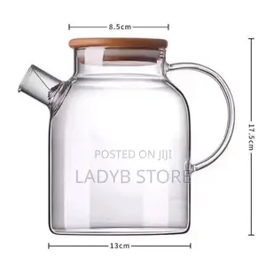 1800ml Borosilicate Glass Teapot