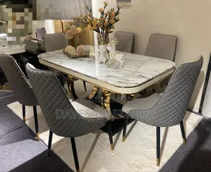 Photo - Beautiful, Classic Modern 6-Seater Dining Set