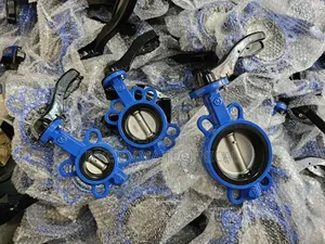 Wafer Type Oil Resistant Butterfly Valve, Handle Lever