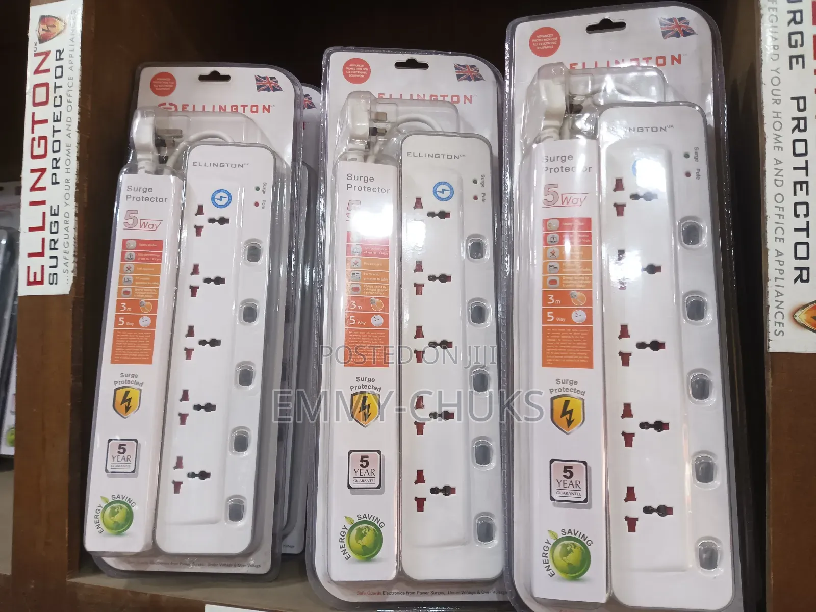 Original Ellington Surge Protector Extension Socket