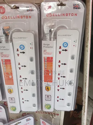 Extension Ellington 5ways Surge Protector Guard