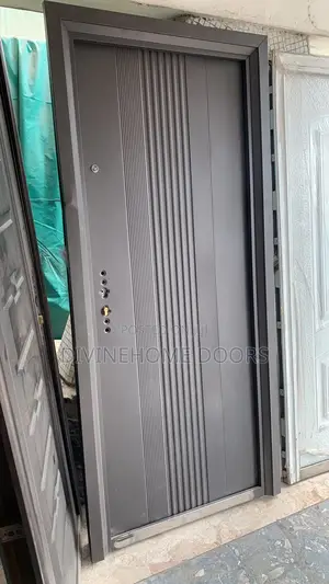 Bold Lines Steel Door