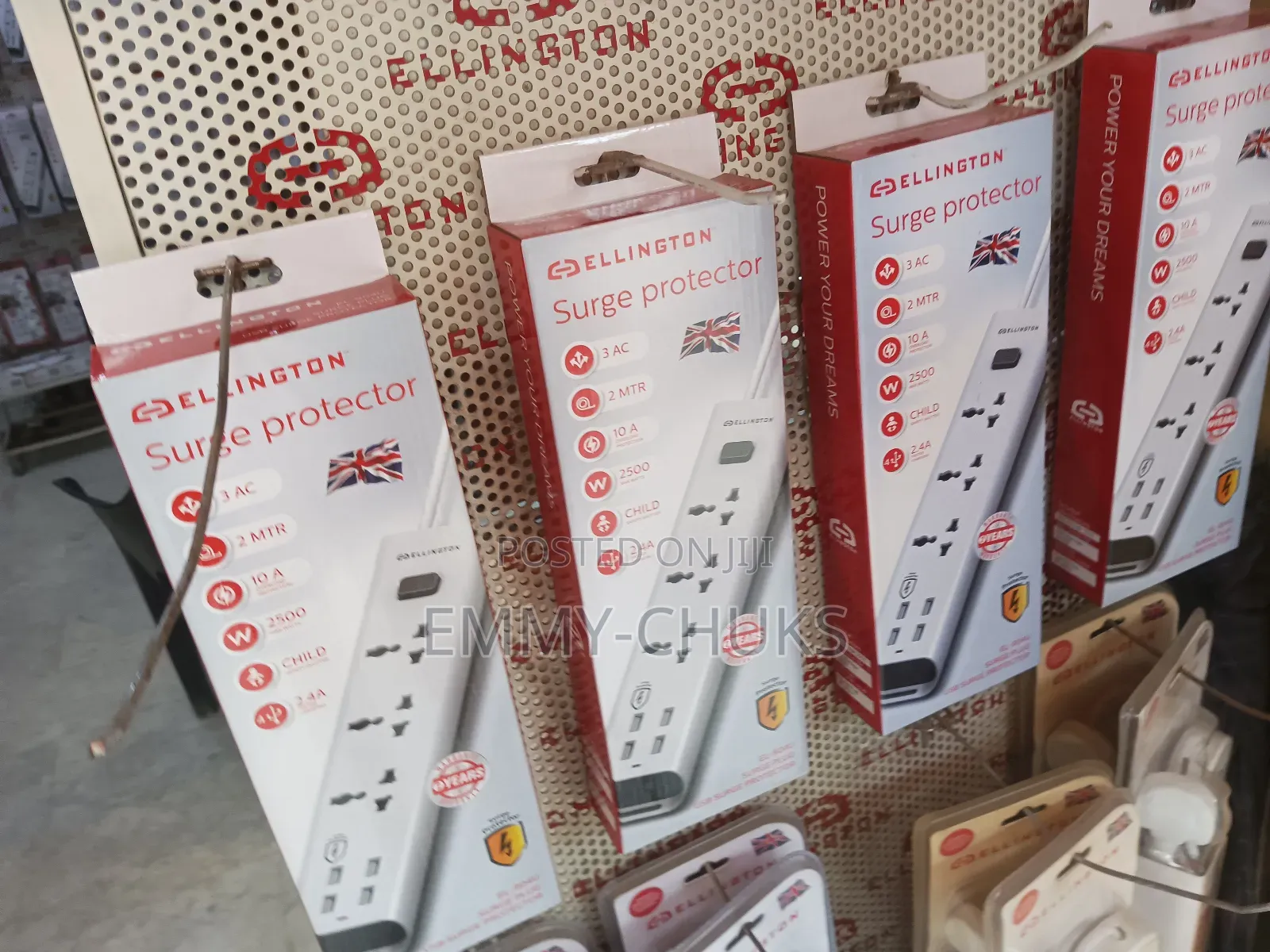 Ellington 4ways Usb Extension Surge Protector Extension