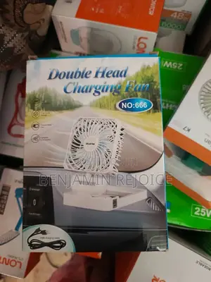 Single Solar Rechargeable Fan