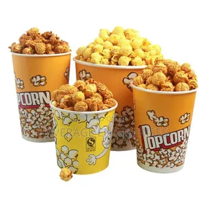 32oz Disposable Paper Popcorn Containers 500pces