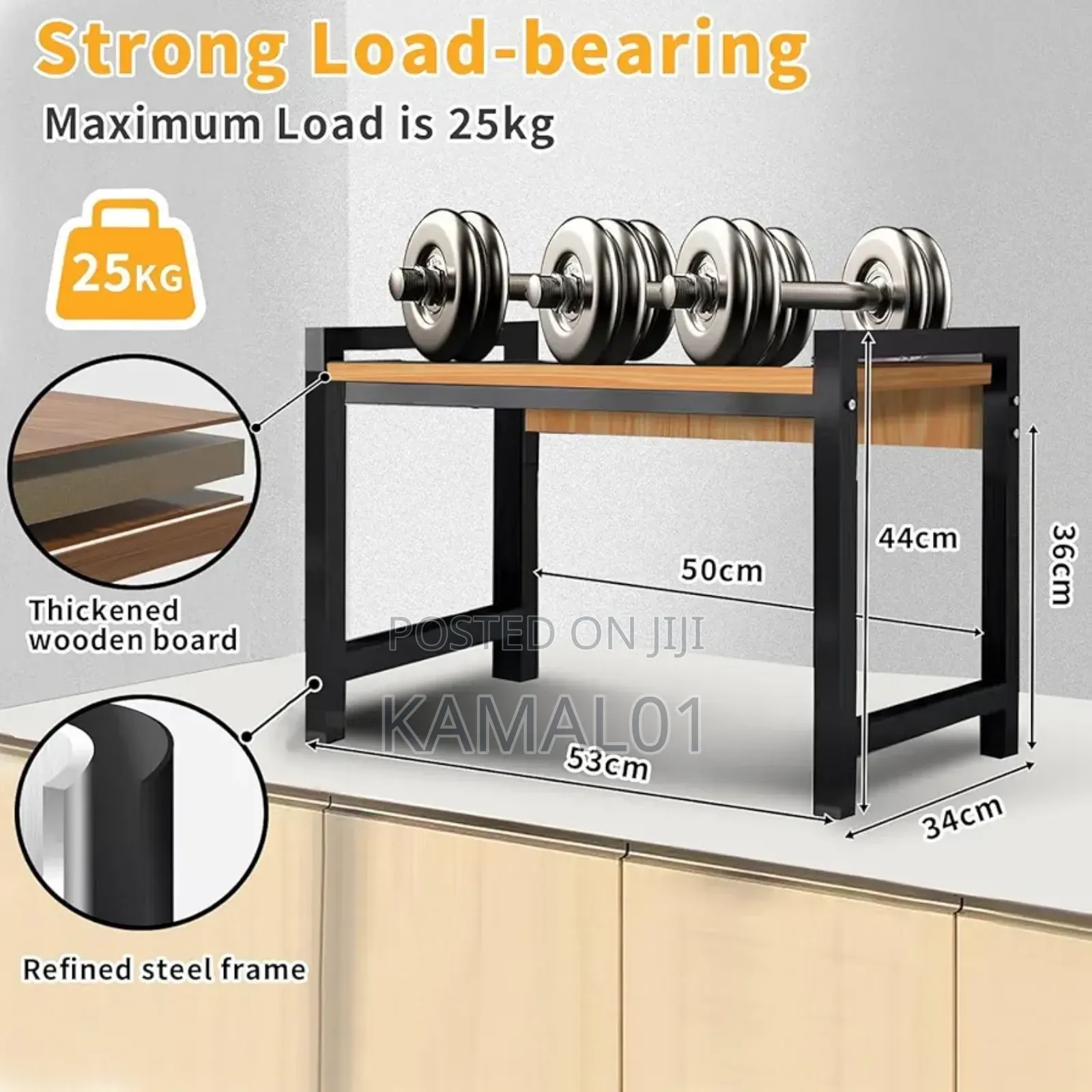 (2-Layer) Microwave Stand, Kitchen Platform Oven Stand Rack