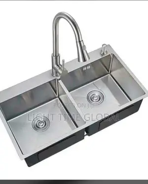 England Double Bowl Kitchen Sink Complete Set