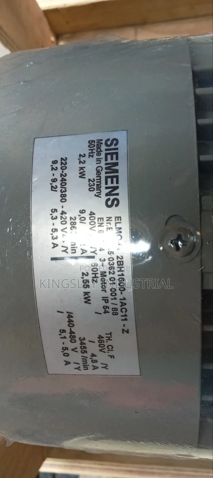 Seimens Exhaust Blower 3ph/2.2kw 3-Phase