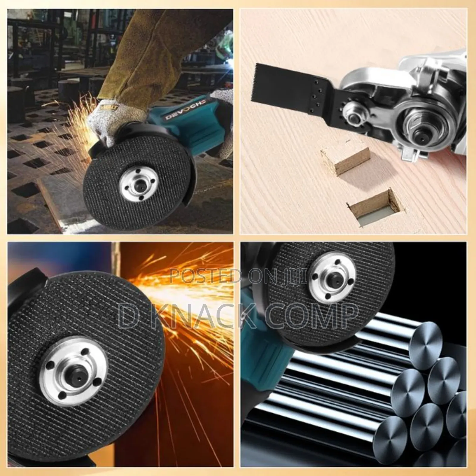 Angle Grinder 125mm Machine Wireless Brushless 21v