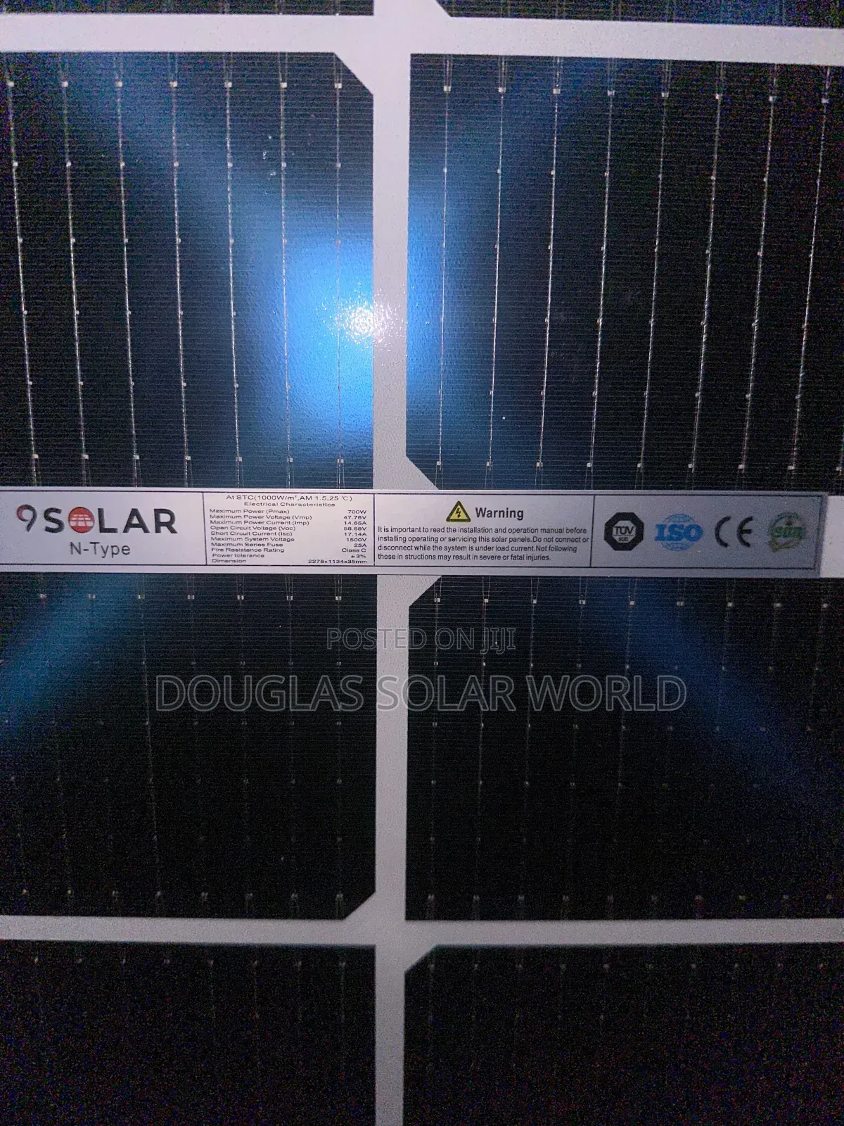 700w Solar Panel