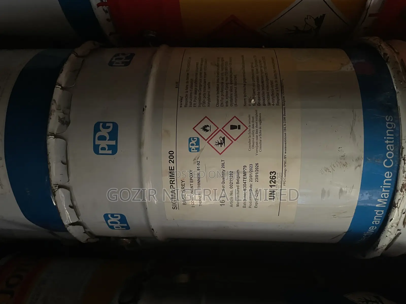 PPG Sigmaprime200 Marine Paint