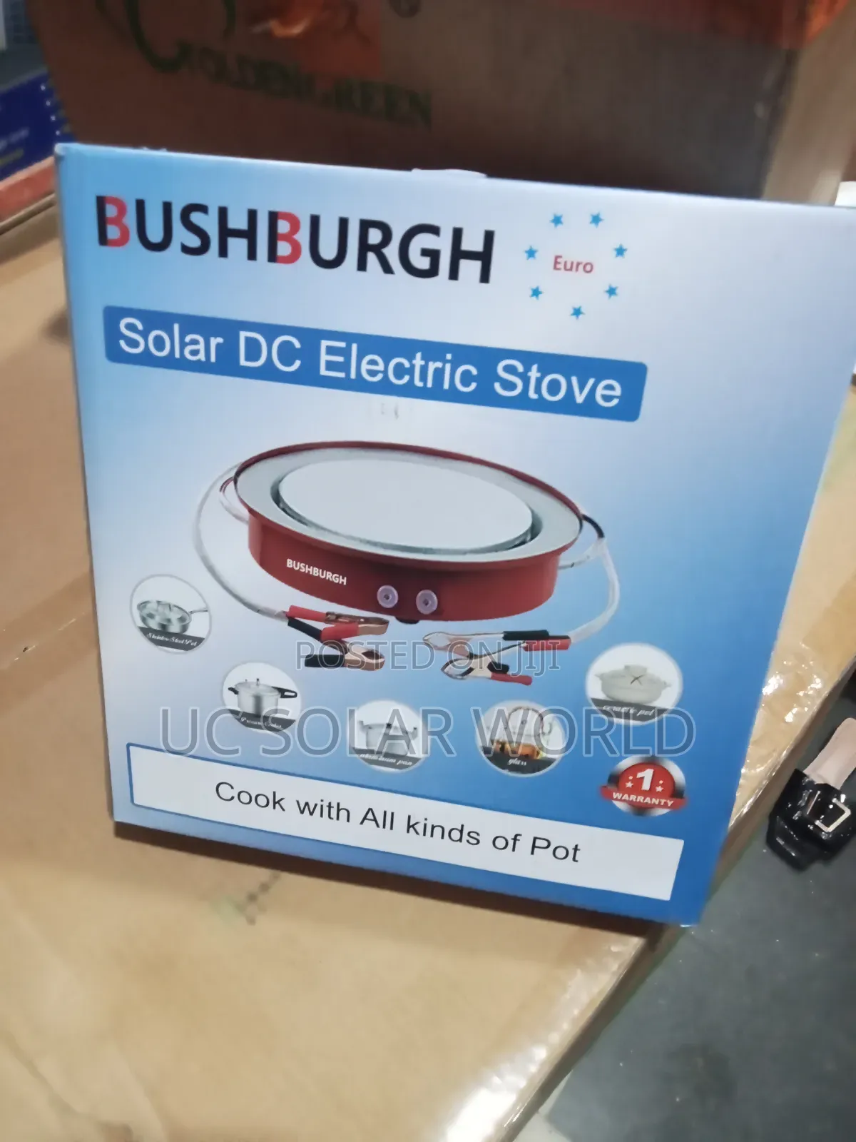 Bush Burgh Solar Dc Electric Stove.