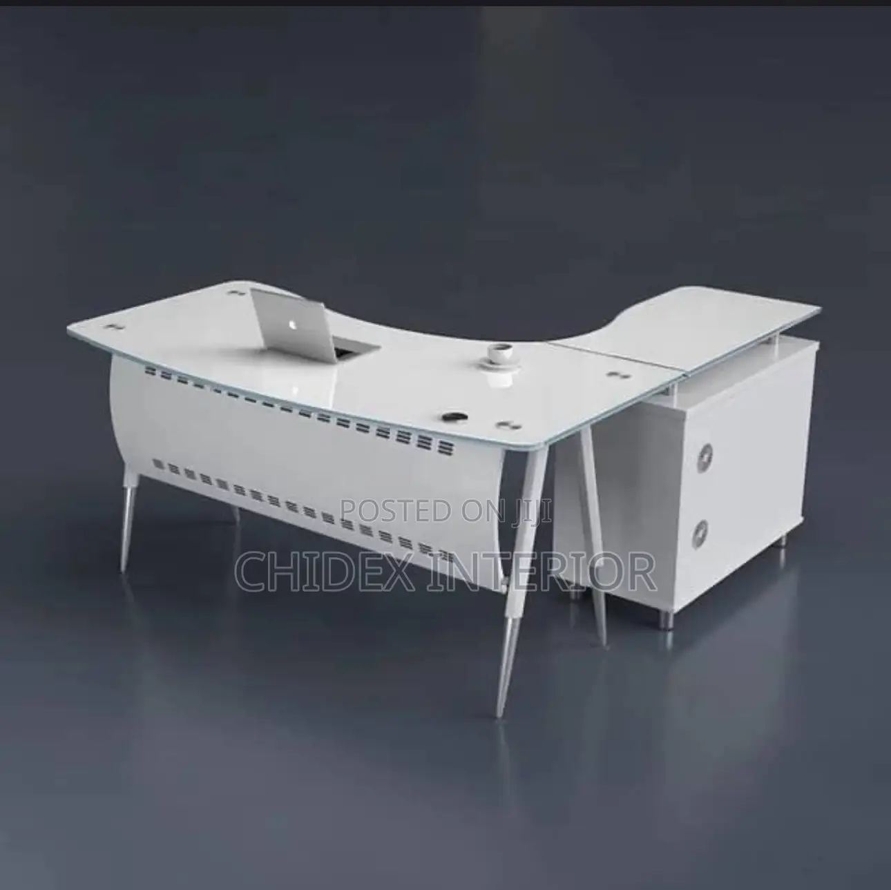 Classic Office Glass Table