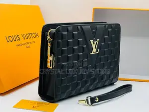 Louis Vuitton Quality Luxury Men Genuine Leather Purse