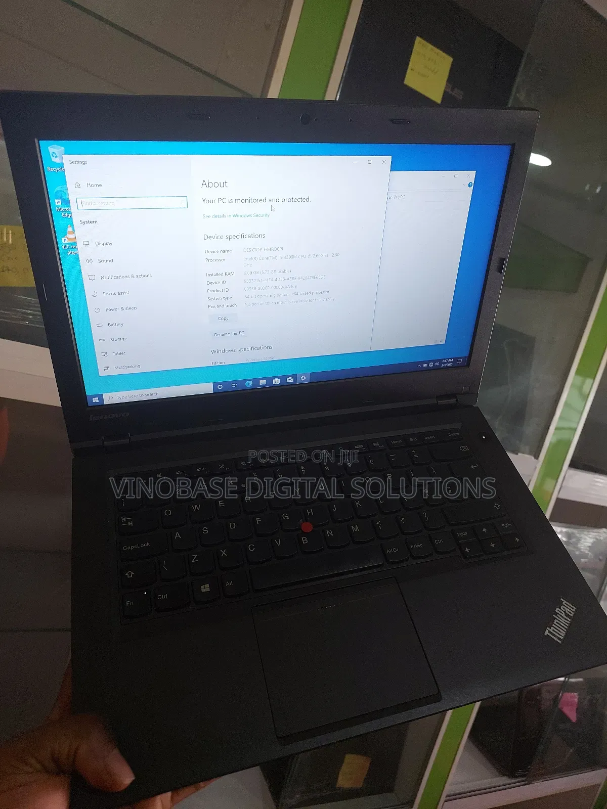Laptop Lenovo ThinkPad L440 6GB Intel Core I5 HDD 500GB
