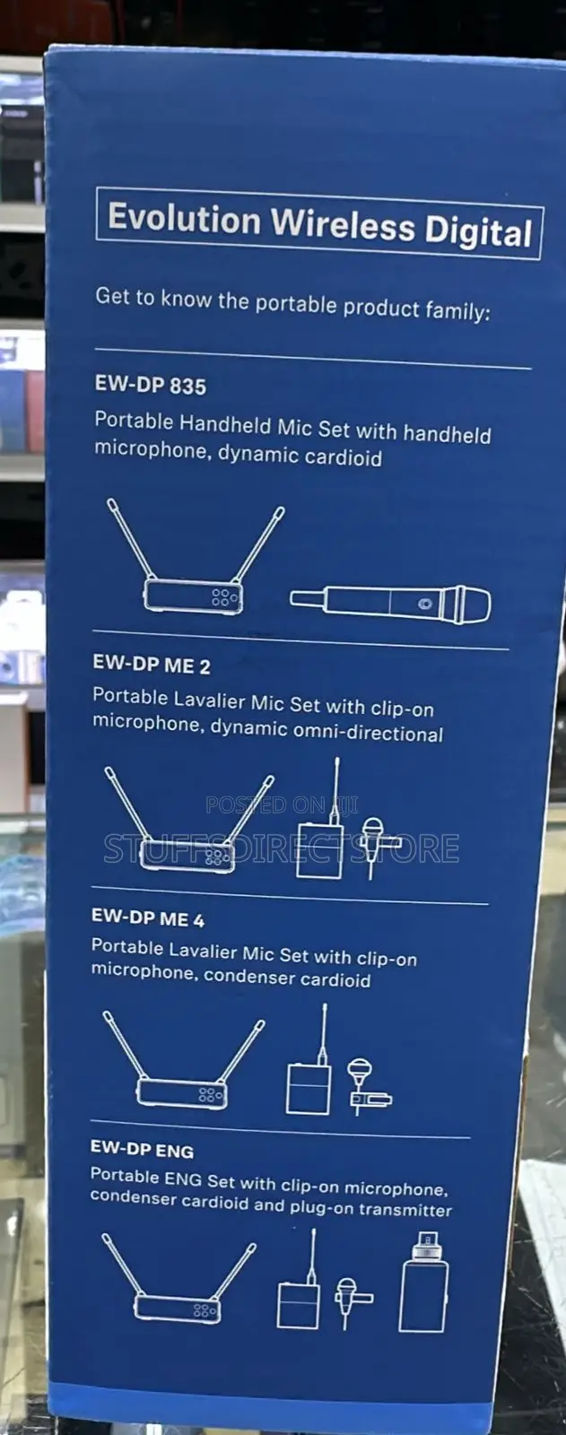 Sennheiser Ew-Dp Me 2 Camera-Mount Wireless Lav Mic System