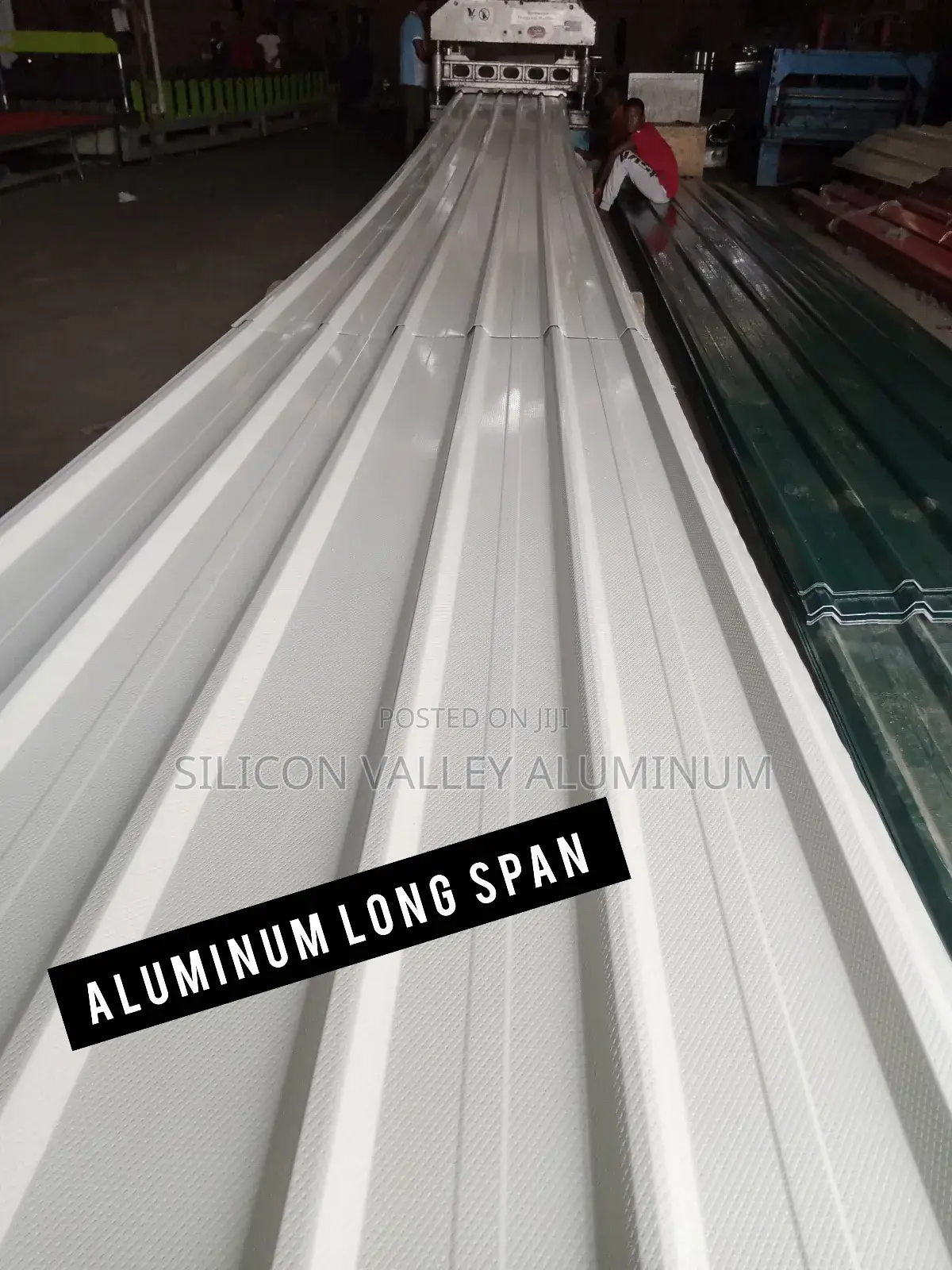 0.55mm (Complete/Full Guage) Ivory Aluminum Long-Span