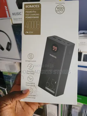 Romoss 65 Watts 40000mah Laptop and Phone Power Bank