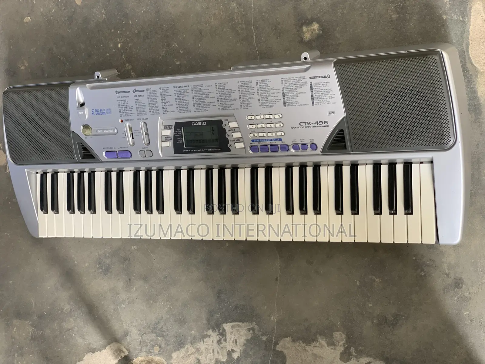 Ctk496 Durable Casio Learners Keyboard