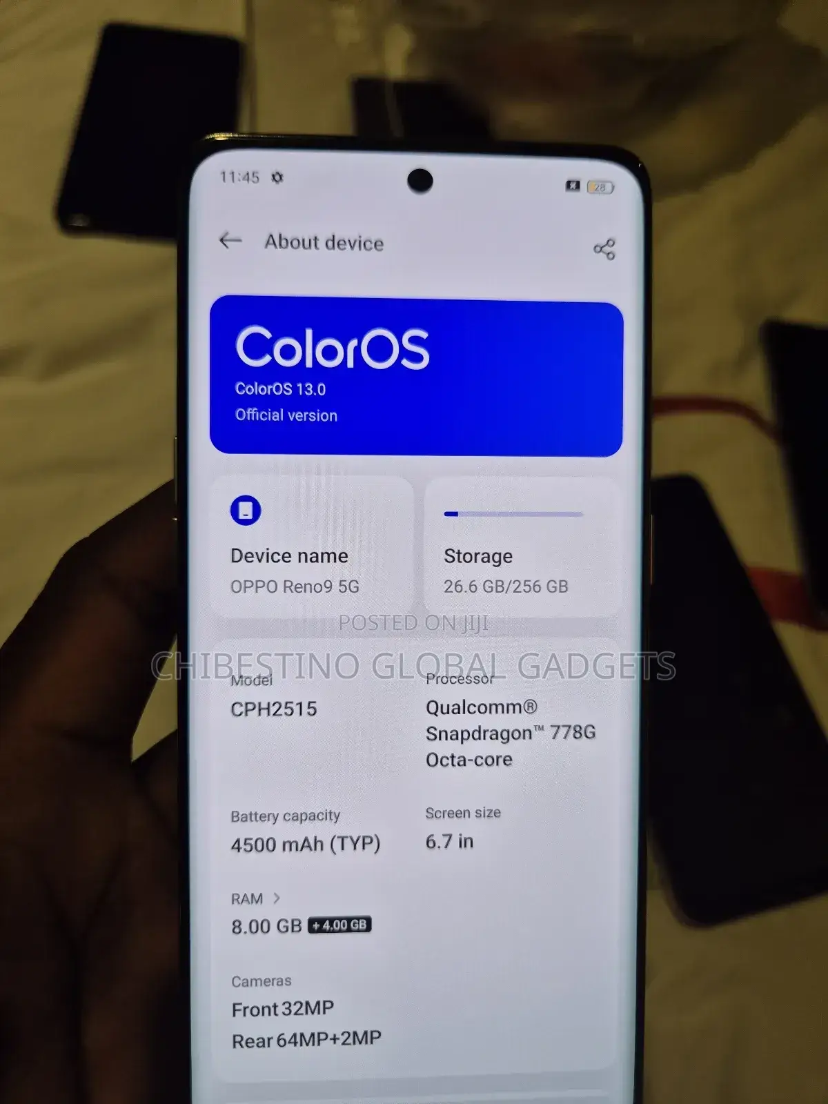 Oppo Reno9 256 GB Pink