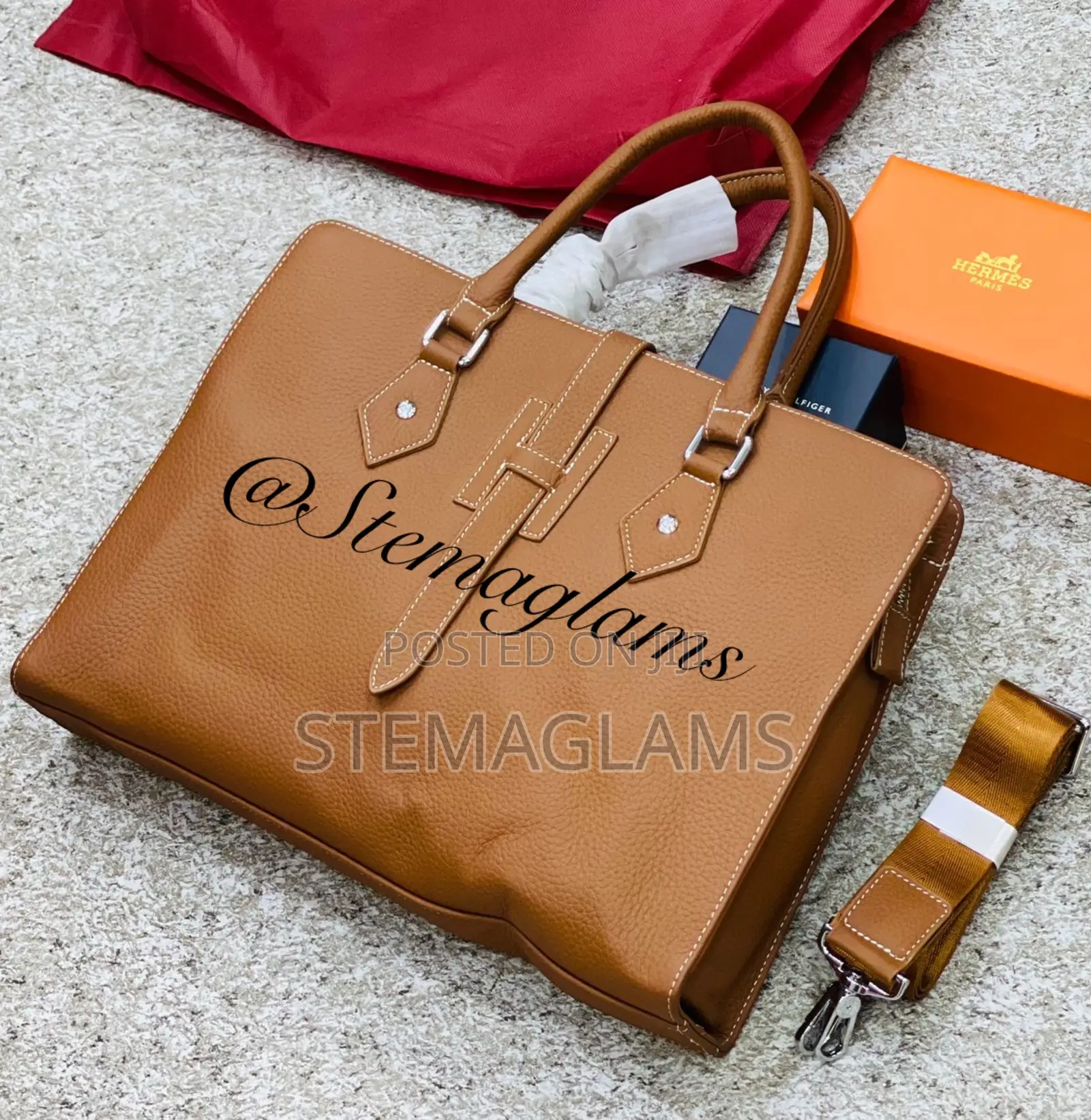 Hermes Paris Original Laptop Bag