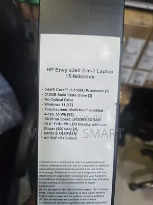 New Laptop HP Envy 15 16GB Intel Core I7 SSD 512GB