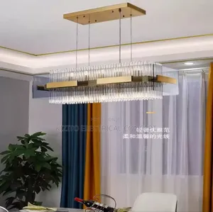Chrome Gold Chandelier Dining/Living Room