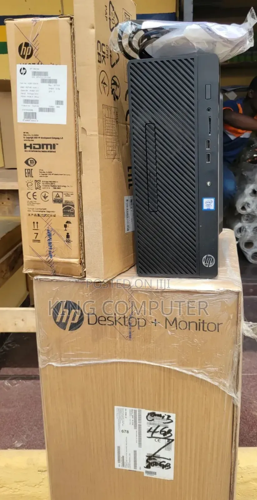 New Desktop Computer HP 290 G4 8GB Intel Core I3 HDD 500GB
