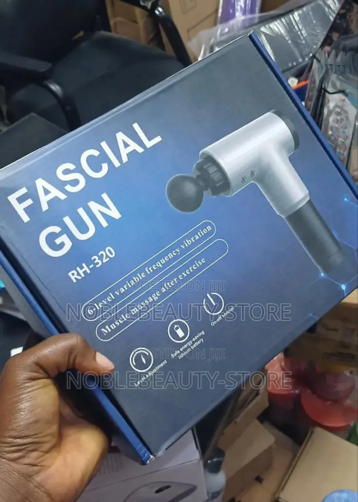 Rechargeable Body Massage Gun With Complete Accessories