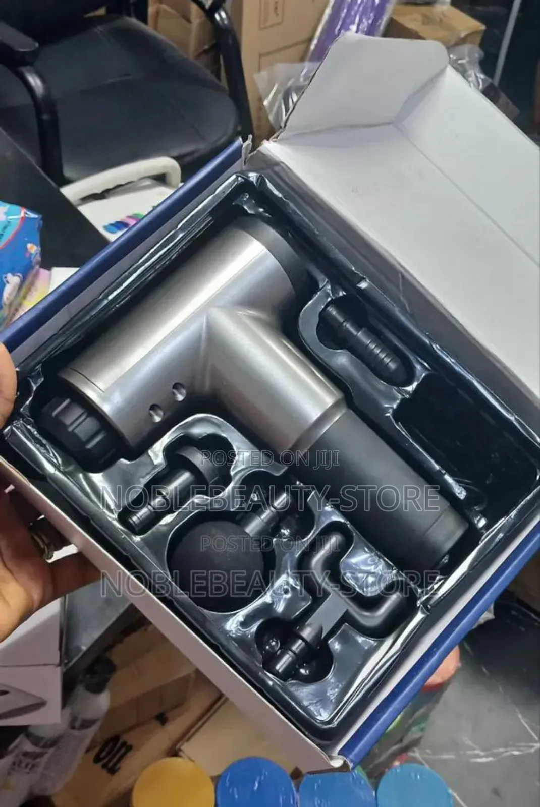 Rechargeable Body Massage Gun With Complete Accessories
