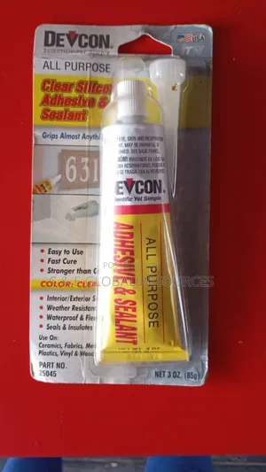 Devcon Clear Silicone Adhesive and Sealant