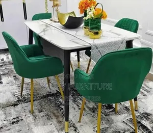 High Quality and Imported Royal Dining Set by 4 Chairs
