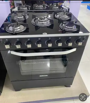 5 Burners Bruhm Standing Gas Cooker With Oven