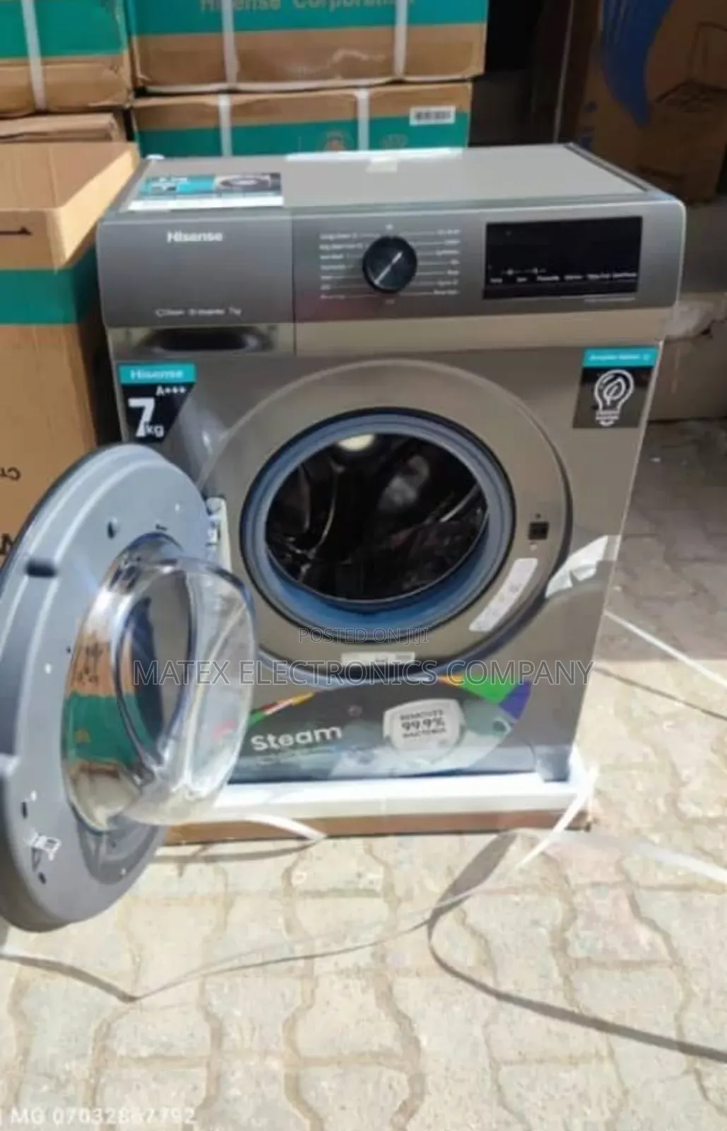 7kg Hisense Automatic Front Loader Washing Machine