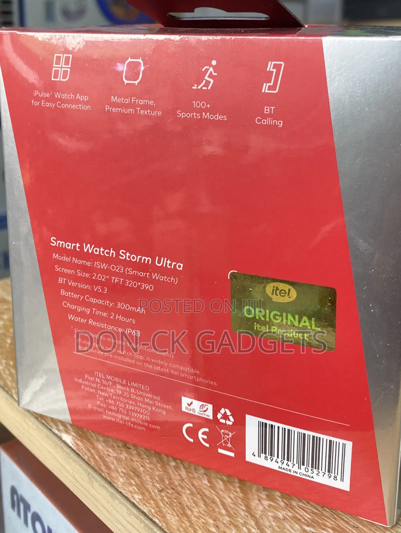 Smart Watch Storm Ultra Itel